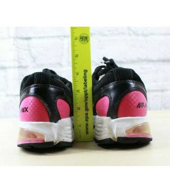 Nike Air Max Run Lite Plus+ Black Pink Mesh Running Sneaker Shoes US 7 - Picture 6 of 9